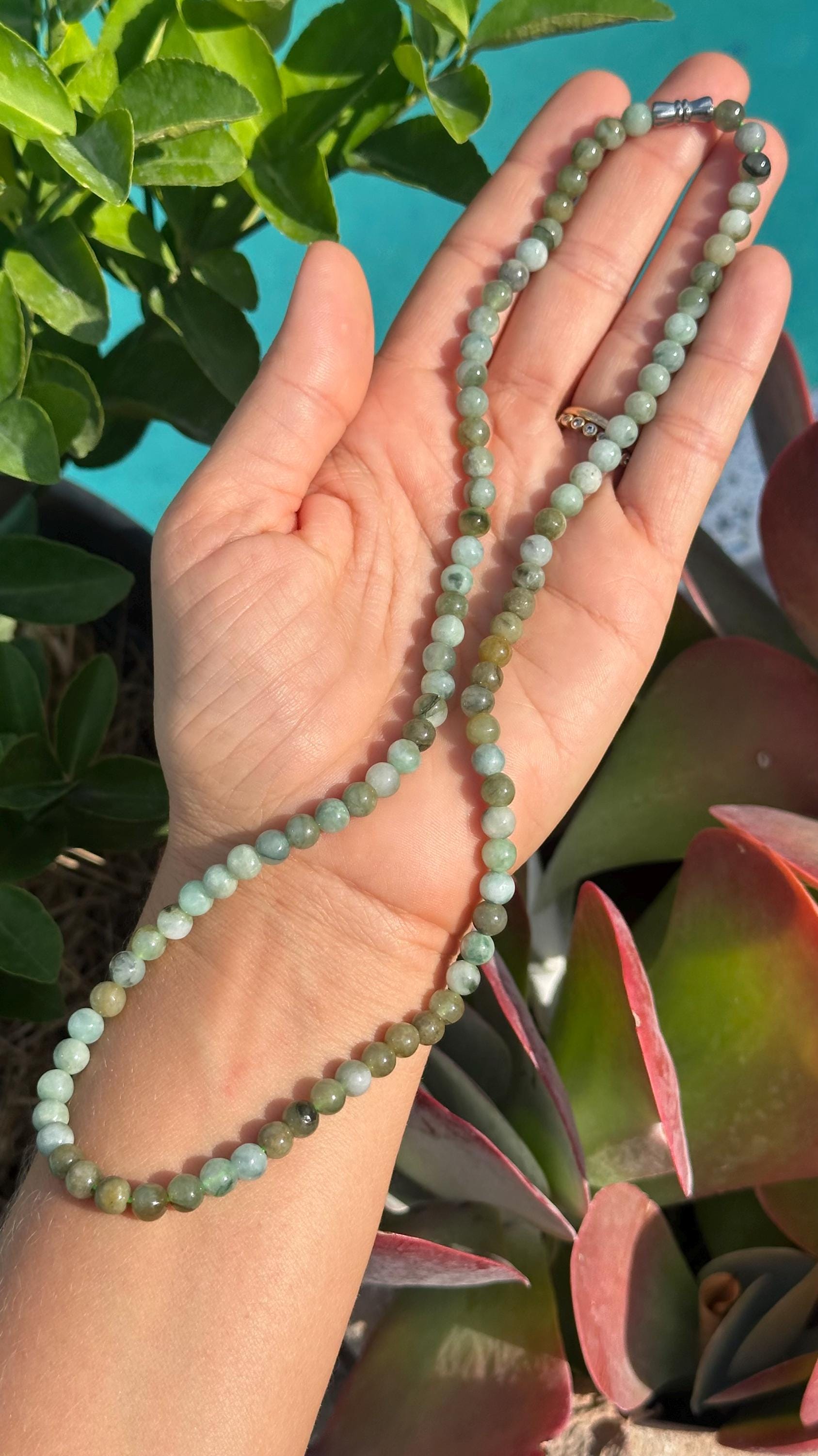 20” 6mm Canadian Jade Necklace