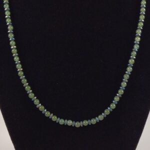 Jade and Sterling Silver Necklace Handmade by Chris Hay