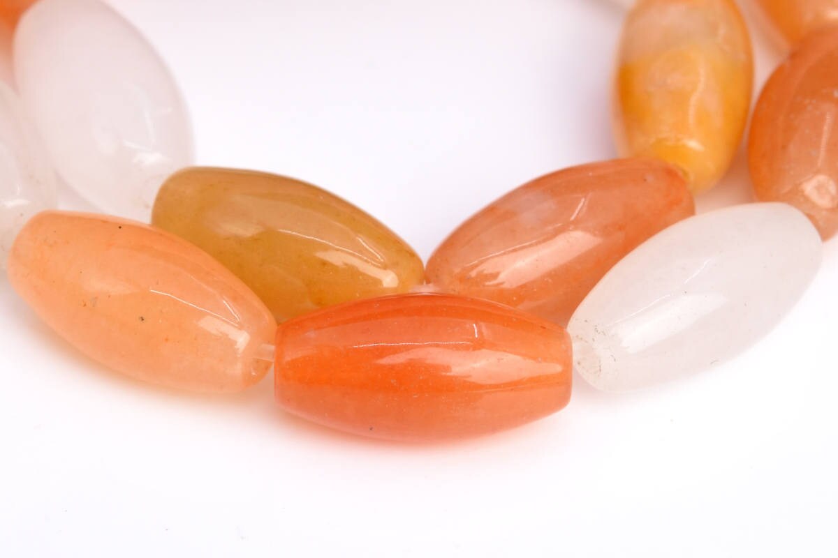 12x6mm Multicolor Jade Beads Barrel Grade Aaa Genuine Natural Gemstone Half Strand Loose Beads 7.5" Bulk Lot 1,3,5,10 And 50 (103054h-685)