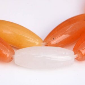 16x6MM Multicolor Jade Beads Barrel Grade AAA Genuine Natural Gemstone Half Strand Loose Beads 7.5" BULK LOT 1,3,5,10 and 50 (103062h-683) 16x6MM Multicolor Jade Beads Barrel Grade AAA Genuine Natural Gemstone Half Strand Loose Beads 7.5" BULK LOT 1,3,5,10 and 50 (103062h-683)