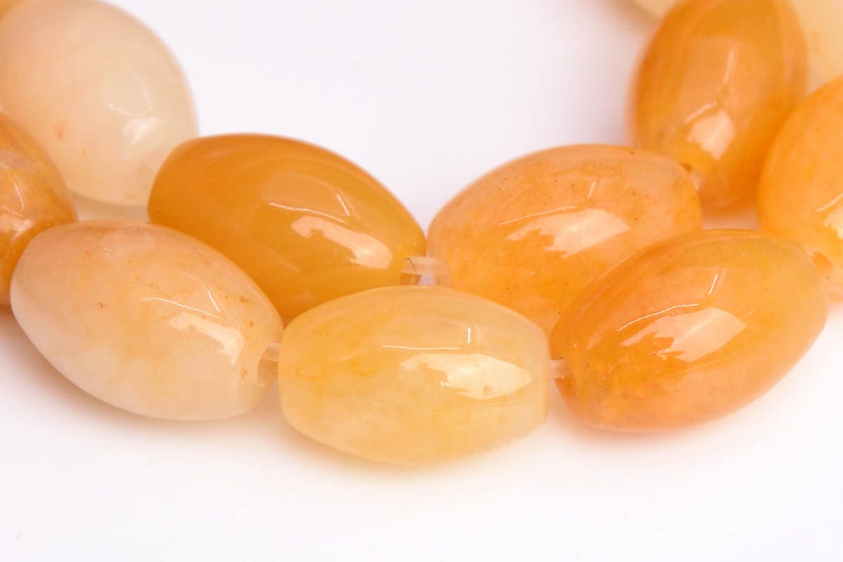 9x6mm Yellow Jade Beads Barrel Grade Aaa Genuine Natural Gemstone Half Strand Loose Beads 7.5" Bulk Lot 1,3,5,10 And 50 (103069h-685)