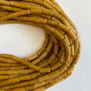 natural jade 10x4mm tube gemstone beads--15.5 inch strand natural jade 10x4mm tube gemstone beads--15.5 inch strand