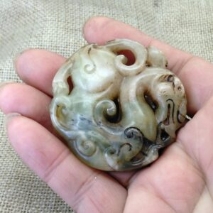Jade Pendant Carved Horse 马到成功 Jade Pendant Carved Horse 马到成功