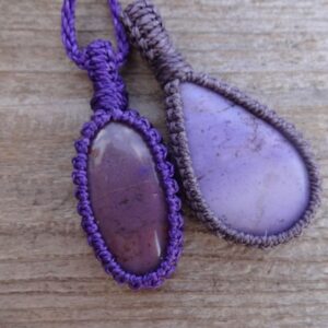 Lavender Jade Macrame Necklace, Purple Jade Pendant Necklace, Calming Balance Healing Stones, Delicate Gemstone Pendants, Jade Necklace Lavender Jade Macrame Necklace, Purple Jade Pendant Necklace, Calming Balance Healing Stones, Delicate Gemstone Pendants, Jade Necklace
