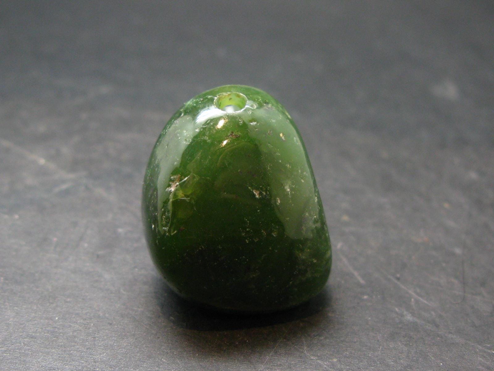 Nephrite Jade 1.1" Pendant From Canada (metal Free) - 27.52 Grams