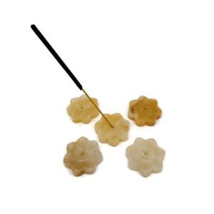 Yellow Jade Natural Crystal Flower Incense Holder – Carved Gemstone Stick Burner For Meditation - Tz1008 Yellow Jade Natural Crystal Flower Incense Holder – Carved Gemstone Stick Burner For Meditation - Tz1008