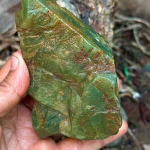 Raw Green Jade Specimen: 1450.5 Carat Healing Crystal Chunk Raw Green Jade Specimen: 1450.5 Carat Healing Crystal Chunk