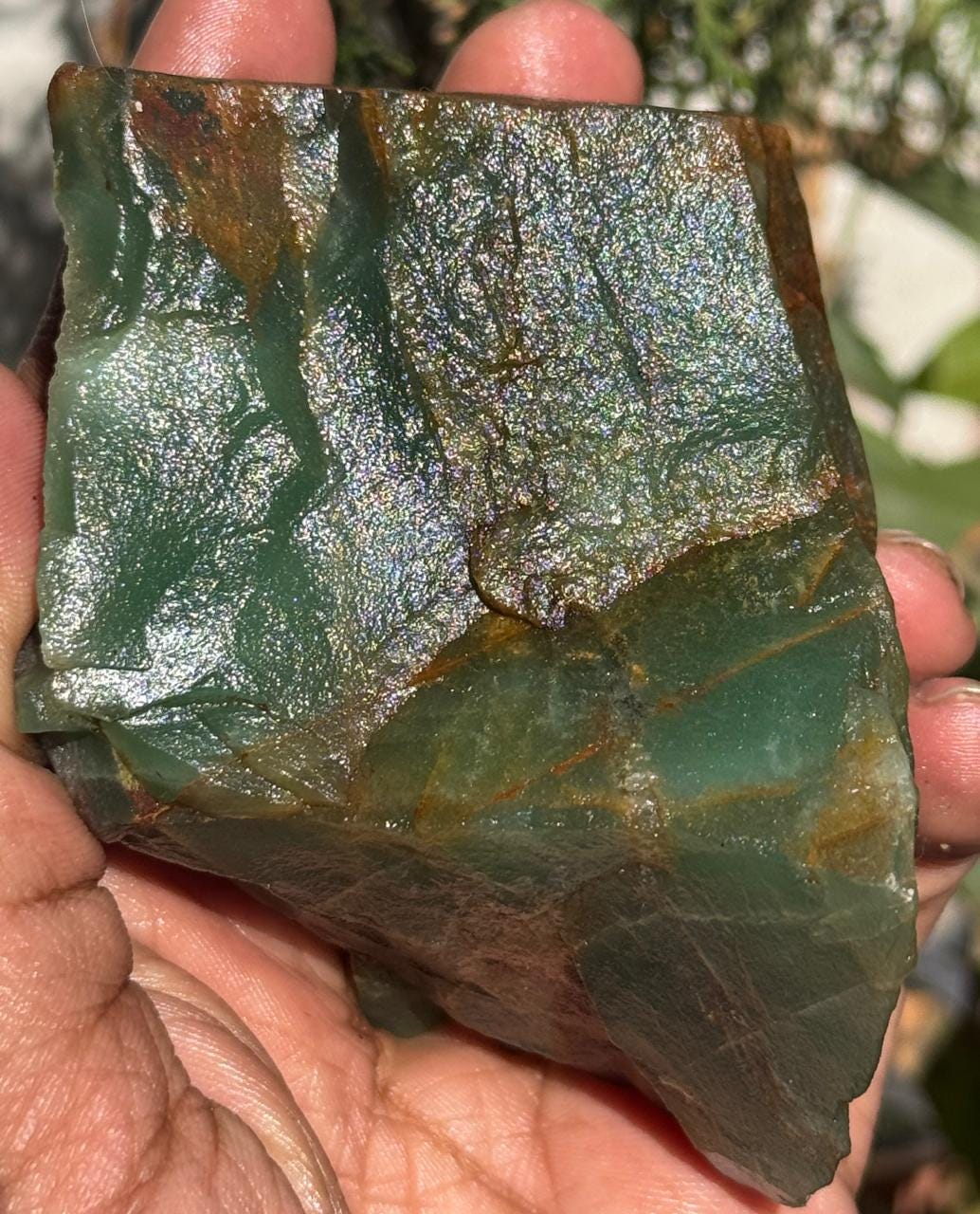 Natural Jade Raw , Beutiful Rough Jade  Natural Jade Specimen Healings Crystal Chunn Rough 1950caret