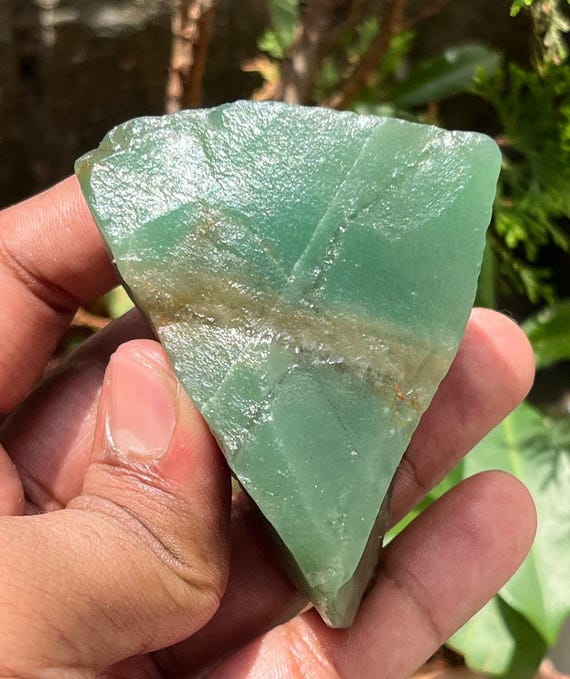 Natural Jade Raw , Beutiful Rough Jade Natural Jade Specimen Healings Crystal Chunn Rough