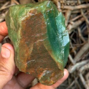Natural Green Jade Specimen, Raw Healing Crystal (1125.80 Carat) Natural Green Jade Specimen, Raw Healing Crystal (1125.80 Carat)