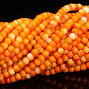2MM Orange Rain Flower Jade Beads Grade AAA Full Strand Rondelle Loose Beads 15" Bulk Lot Options (111538-3423) 2MM Orange Rain Flower Jade Beads Grade AAA Full Strand Rondelle Loose Beads 15" Bulk Lot Options (111538-3423)