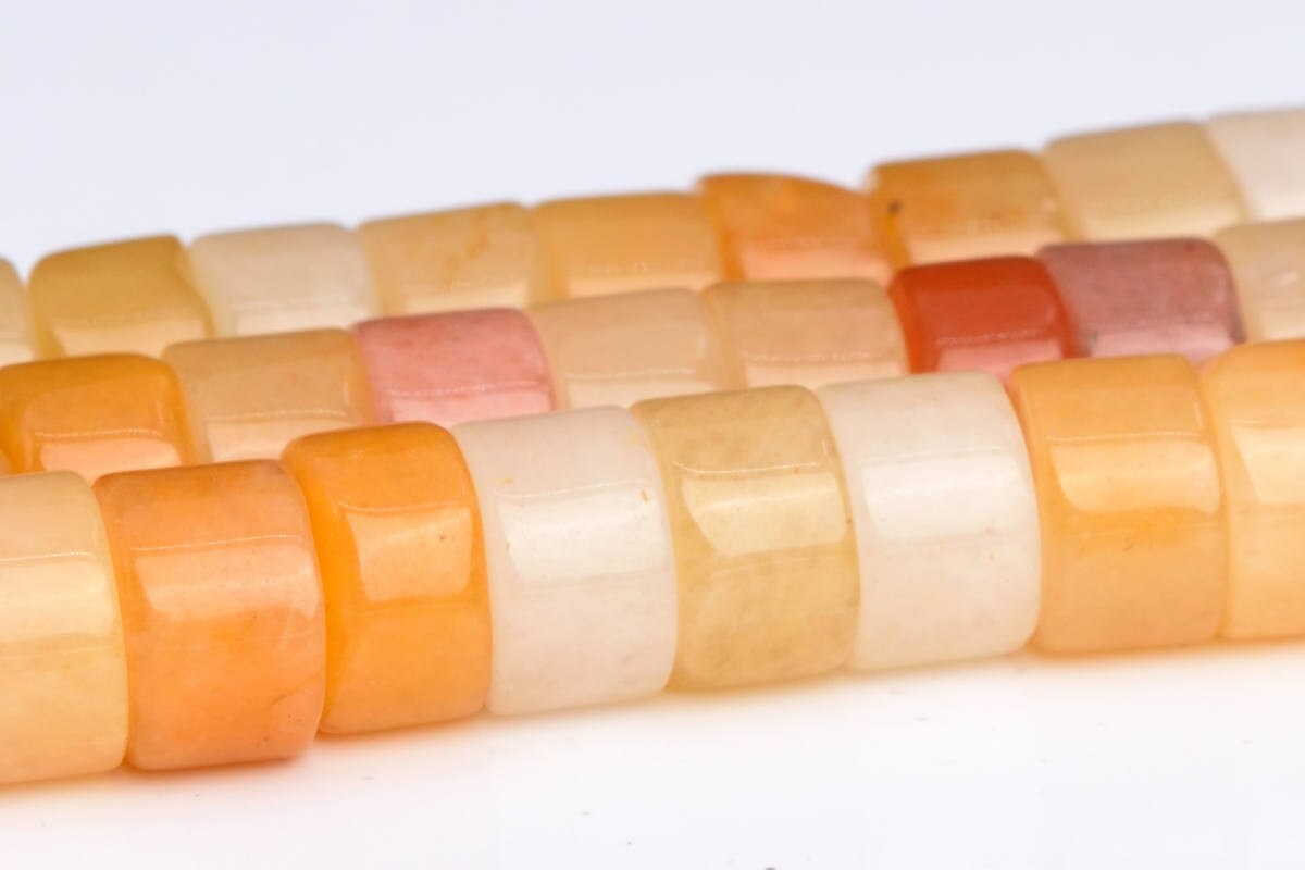 Gobi Jade Beads Grade Aaa Genuine Natural Gemstone Rondelle Loose Beads 6mm 8mm Bulk Lot Options