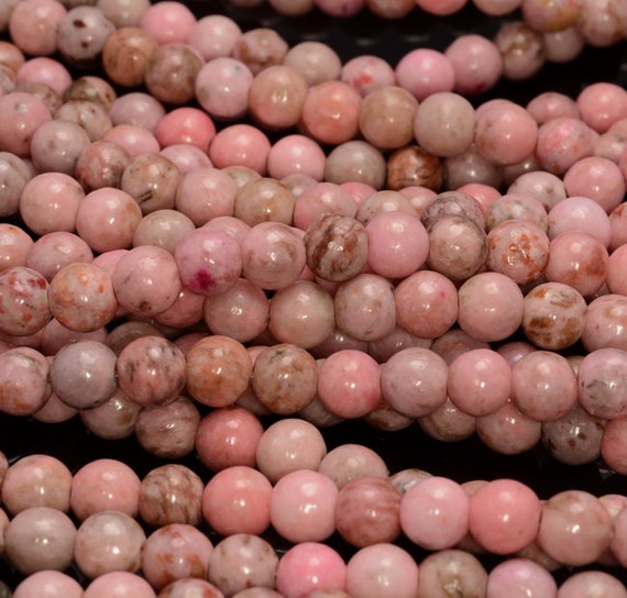 8mm Pink Jade Gemstone Round Beads 15 Inch Full Strand Bulk Lot 1,2,6,12 And 50(80010312-m45)
