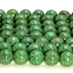 Green African Jade Gemstone Grade Aaa Round 4mm 6mm 8mm 10mm Loose Beads Bulk Lot 1,2,6,12 And 50 (a267)