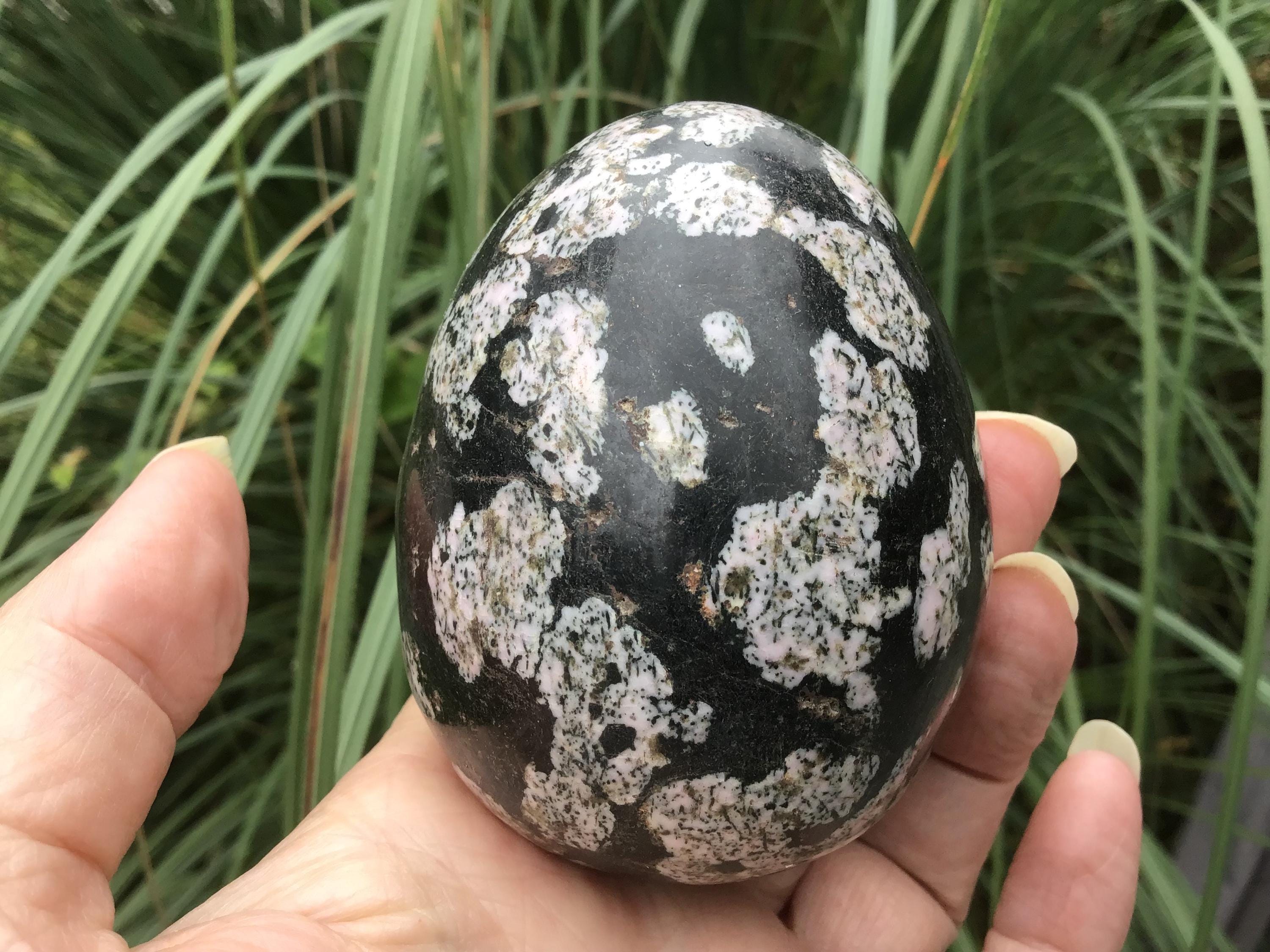 Black Jade Crystal Egg: Crystals For Grounding And Protection