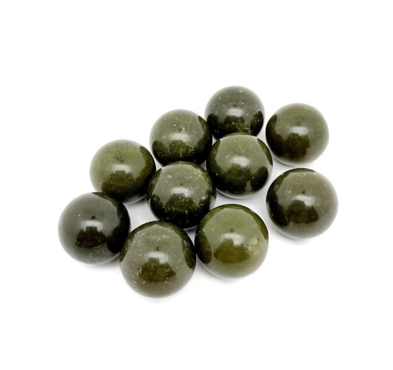 Green Jade Sphere Gemstone – Crystal Sphere - Healing Stone – Crystal Ball – Crystal Décor – 20mm - Sp1061