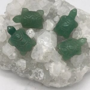 Little Carved Jade Turtles-1 Each