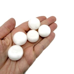 White Jade Natural Crystal Sphere – Healing Crystal Balls For Home – 25mm - Sp1173