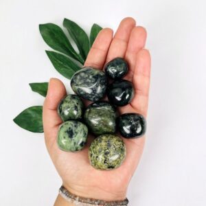 1/2 Lb Bag - Nephrite Jade Tumbled Stones - Wholesale Crystals Bulk Crystals And Minerals 1/2 Lb Bag - Nephrite Jade Tumbled Stones - Wholesale Crystals Bulk Crystals And Minerals