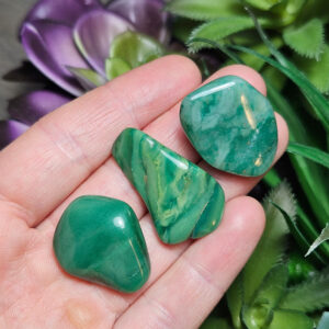 African Jade Specimen: Polished Green Jade Tumbled Stone