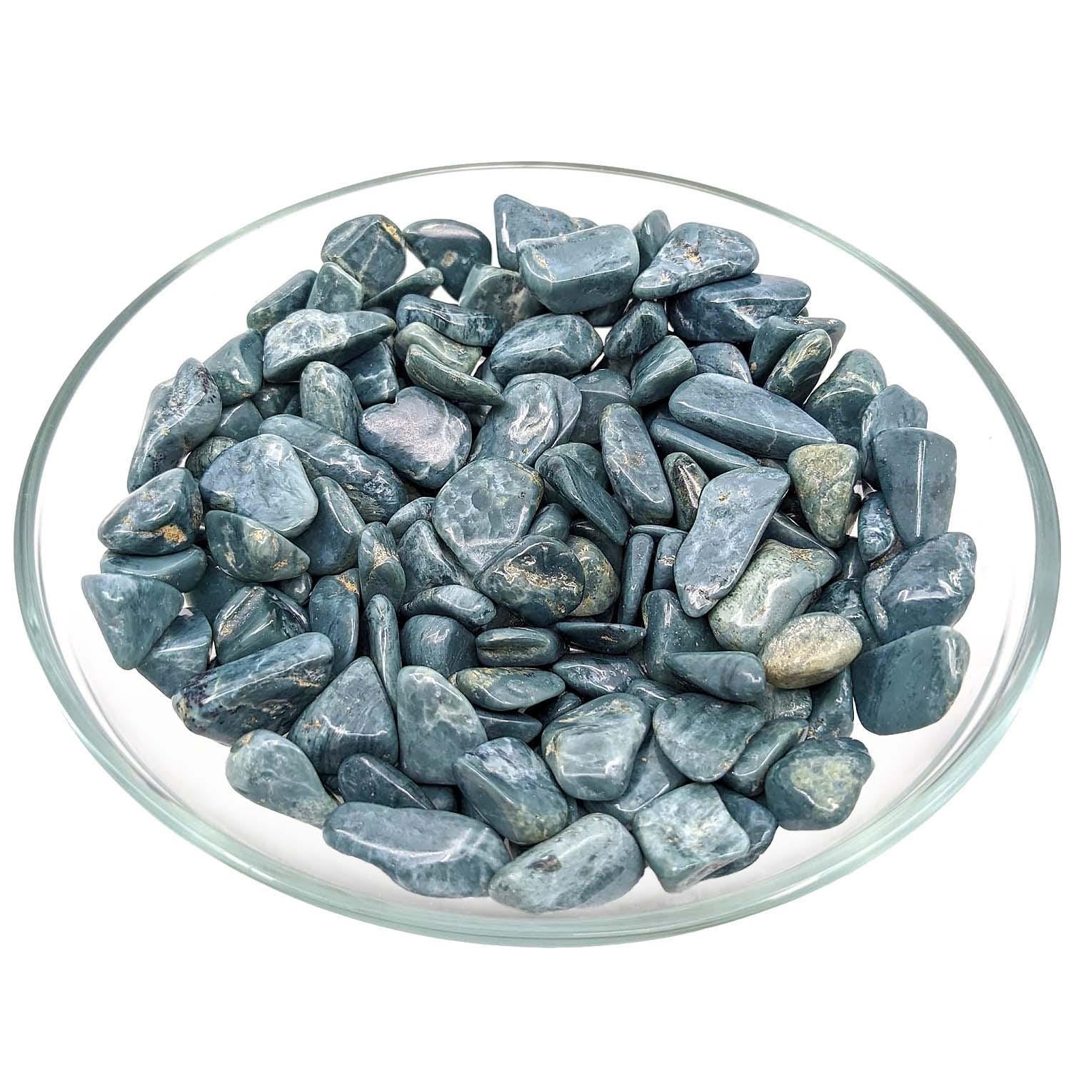 Blue Jade Grade Aa Small Tumbled (2-4g) #sk6320