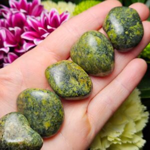 Green Jade Crystal - Jade - Nephrite Jade - Jade Tumble Stone - Tumbled Jade - Jadeite - Jade - Tumbled Jadeite - Green Jade Tumbled Stone