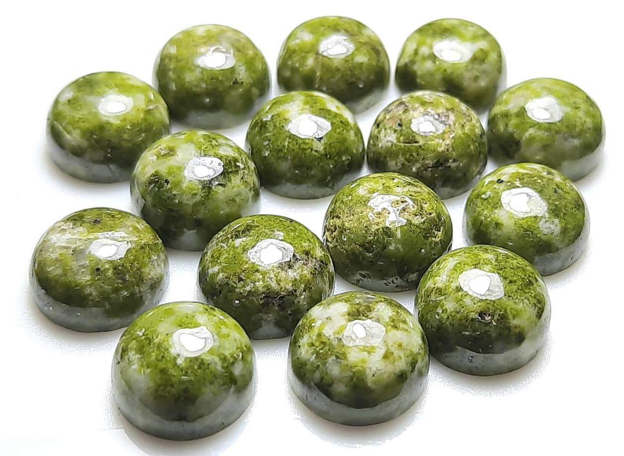 Aaa Heena Jasper Round Cabochon: 6x6 To 15x15 Mm
