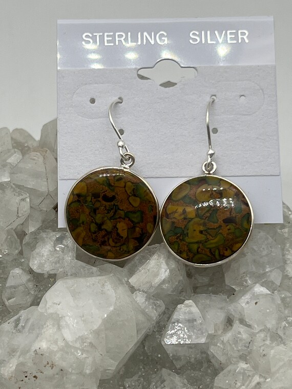 Bamboo Jasper Earrings