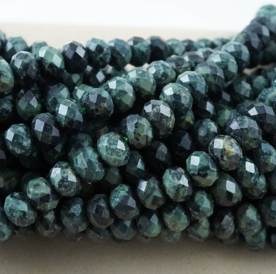 Kambaba Jasper Beads (rondelle)(faceted)(6x4mm)(15.5"strand)
