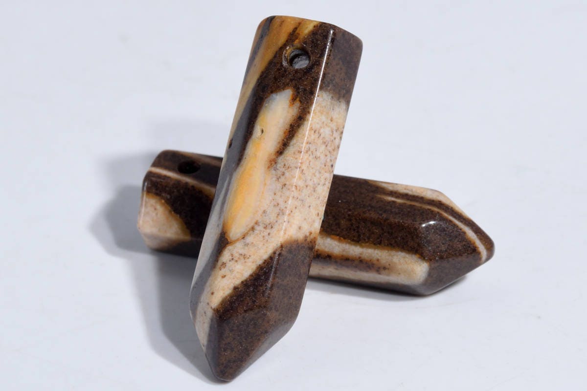 2 Pcs 30x8mm Australia Zebra Jasper Beads Healing Hexagonal Pointed Aaa Genuine Natural Loose Beads Bulk Lot 2,4,6,12,50 (103325-722) 2 Pcs 30x8mm Australia Zebra Jasper Beads Healing Hexagonal Pointed Aaa Genuine Natural Loose Beads Bulk Lot 2,4,6,12,50 (103325-722)
