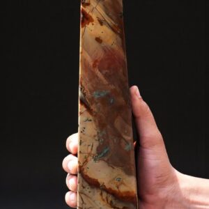 300MM Polychrome Jasper Faceted Tower: Reiki Charged Spiritual Decor 300MM Polychrome Jasper Faceted Tower: Reiki Charged Spiritual Decor