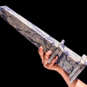 Blue Picasso Jasper Obelisk Tower: Chakra Healing Crystal Decor (450mm/18in Tall) Blue Picasso Jasper Obelisk Tower: Chakra Healing Crystal Decor (450mm/18in Tall)
