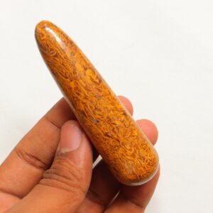 Mariam Jasper Wand Stone, Natural Mariam Jasper Wand, Calligraphy Stone, Meditation Stone, Gift For Her /him, Mariam Healing Chakra Stone