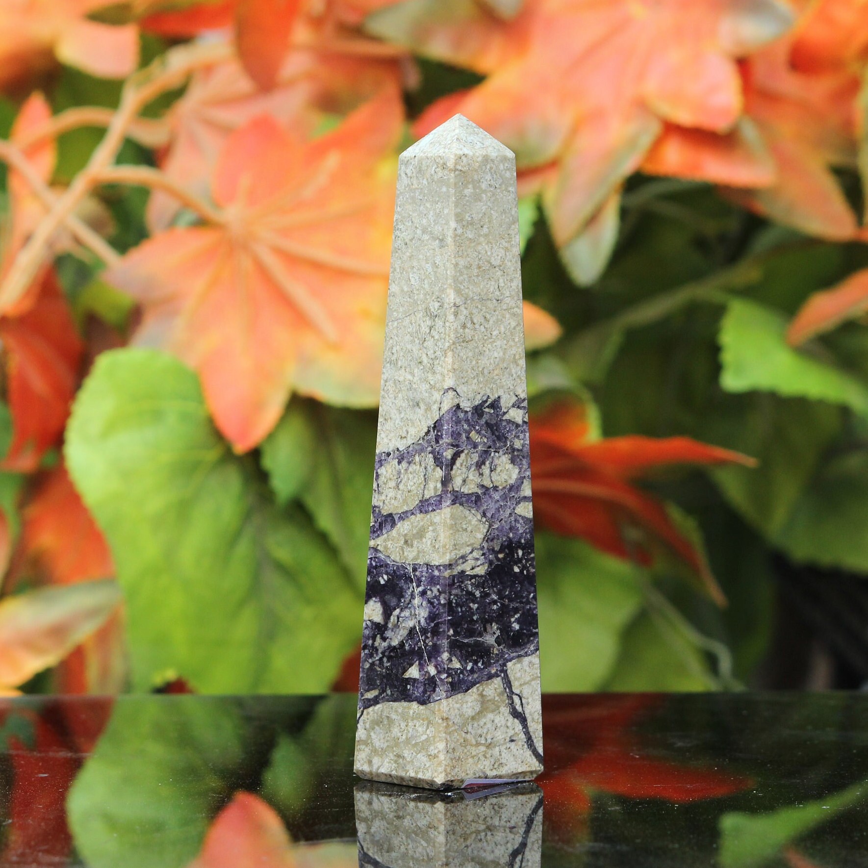 A+ 140mm Picasso Jasper Tower Healing Charged Metaphysical Home Decoration Crystal Obelisk Tower A+ 140mm Picasso Jasper Tower Healing Charged Metaphysical Home Decoration Crystal Obelisk Tower