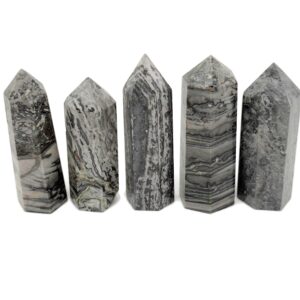 Picasso Jasper Obelisk Tower Stone - Gemstone Tower - Meditation Gemstone - Crystal Gifts - Home Crystal Decor - Tw1119