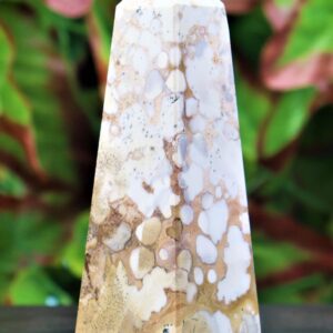 Yellow Cobra Jasper Tower: Chakra Balancing Obelisk (150mm) Yellow Cobra Jasper Tower: Chakra Balancing Obelisk (150mm)