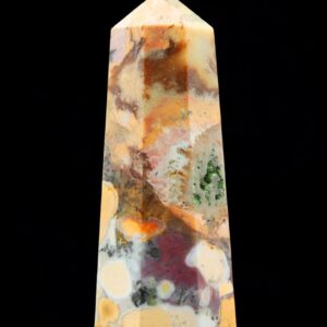 Yellow Cobra Jasper Tower: Chakra Balancing Obelisk, 120mm Yellow Cobra Jasper Tower: Chakra Balancing Obelisk, 120mm