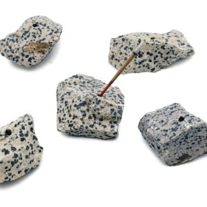 Dalmatian Jasper Crystal Incense Holder -rough Crystal Stone Incense Stick Holder -raw Stone Incense Holder - Healing Stone - Rs1021