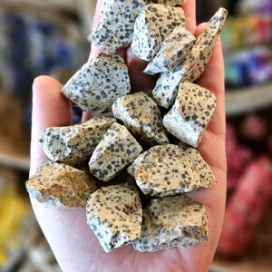 Dalmatian Jasper Rough Stone, One, Natural Rock Hound, Crystal Healing, Metaphysical Crystals, Stones, Rocks