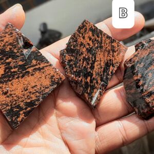 Rough Marconi Jasper Gemstone: Raw Slices & Specimens