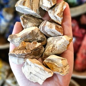 Zebra Jasper Rough Stone, One, Feng Shui, Metaphysical, Rock Hound, Crystal Healing