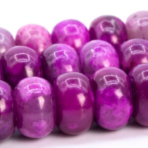 6x4mm Deep Purple Jasper Beads Grade Aaa Natural Gemstone Rondelle Loose Beads 15" / 7.5" Bulk Lot Options (108916)