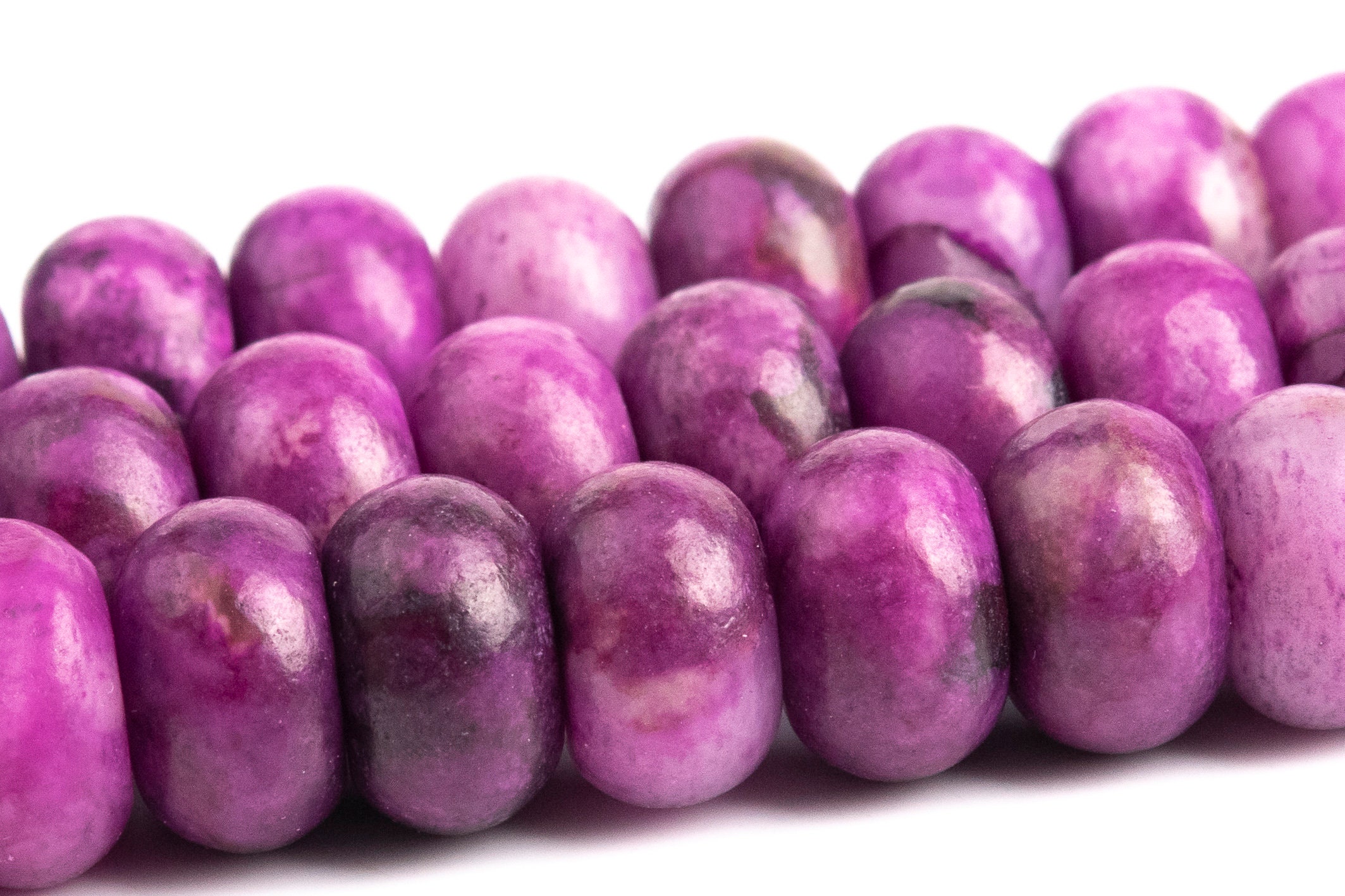 8x5mm Deep Purple Jasper Beads Grade Aaa Natural Gemstone Rondelle Loose Beads 15" / 7.5" Bulk Lot Options (108917) 8x5mm Deep Purple Jasper Beads Grade Aaa Natural Gemstone Rondelle Loose Beads 15" / 7.5" Bulk Lot Options (108917)