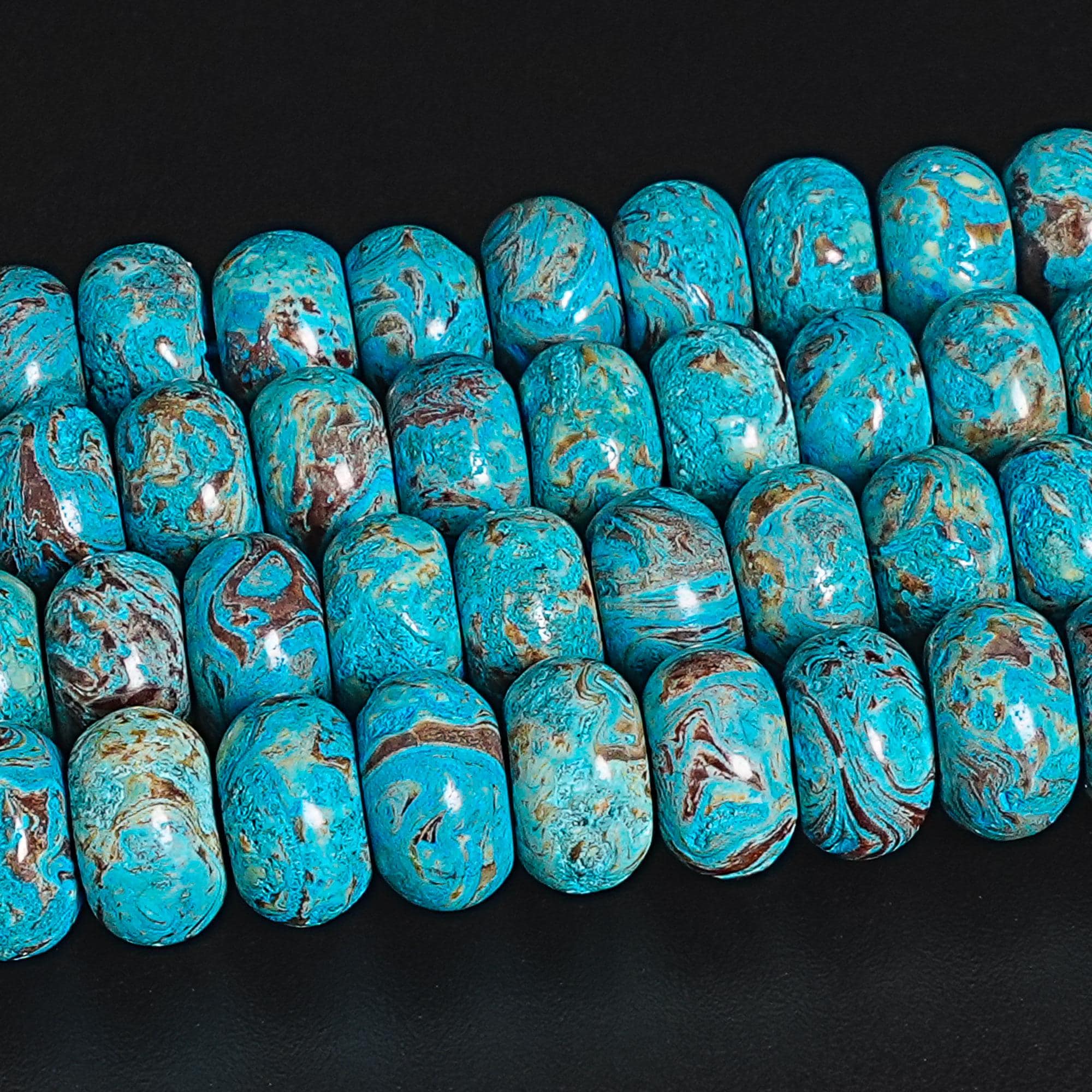 Blue Green Calsilica Jasper Beads Grade Aaa Gemstone Rondelle Loose Beads 6mm 8mm 10mm Bulk Lot Options