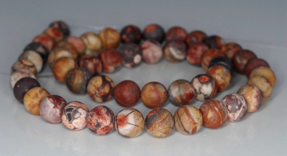 10mm Frosted Matte Birdseye Jasper Gemstone Grade Aaa Round Loose Beads 15.5 Inch Full Strand Lot 1,2,6,12 And 50 (90183575-780) 10mm Frosted Matte Birdseye Jasper Gemstone Grade Aaa Round Loose Beads 15.5 Inch Full Strand Lot 1,2,6,12 And 50 (90183575-780)