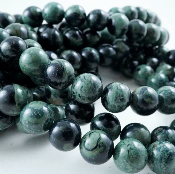 Kambaba Jasper Beads (round)(smooth)(4mm)(6mm)(8mm)(10mm)(16"strand)