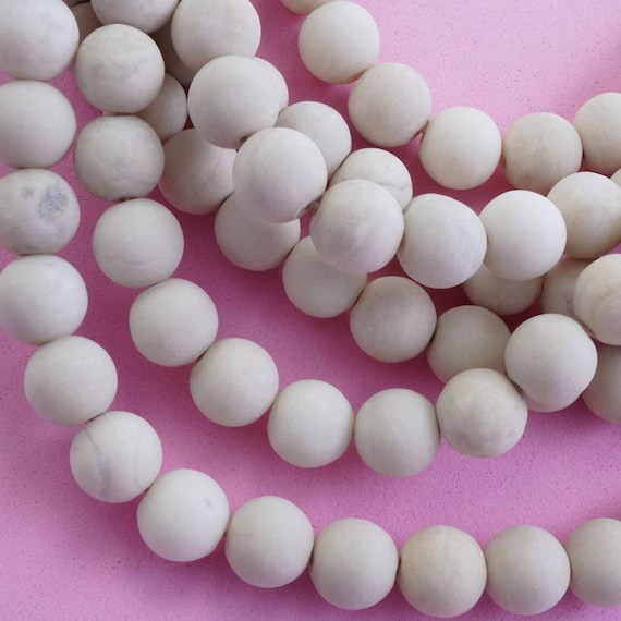 Riverstone Jasper Beads (round)(matte)(4mm)(6mm)(8mm)(10mm)(16"strand)
