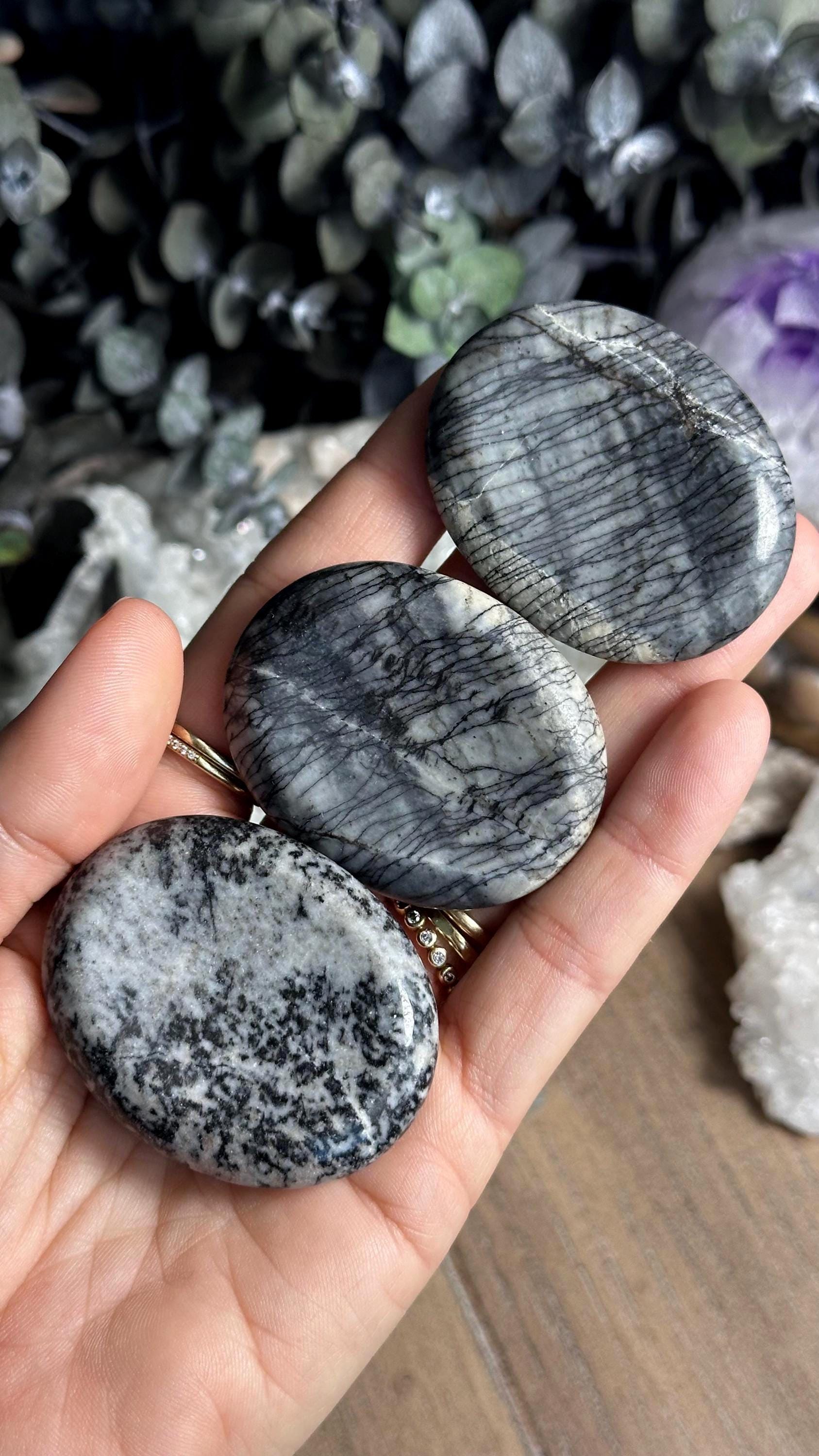 Picasso Jasper Worry Stone - Palm Stone - Various Stones