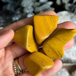 Tumbled Yellow Jasper, Solar Plexus, Stone Of Protection