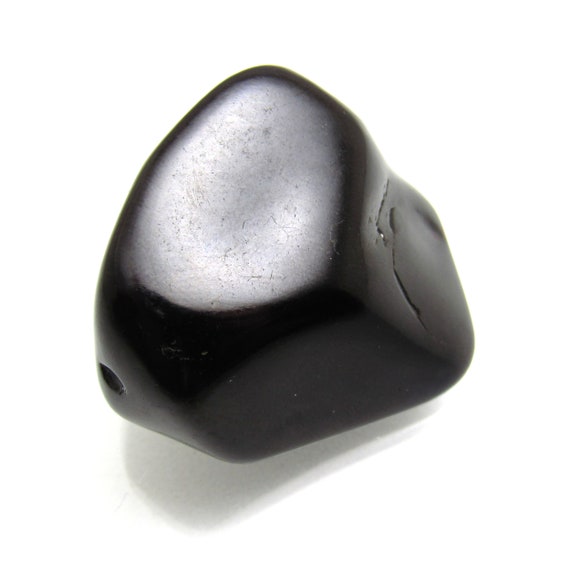 Jet Gemstone Black Cabochon Tumble Rare English Brittish Gem Fossilized Wood Fossil Perfect For Wire Wrapping